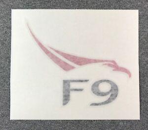 Falcon 9 Logo - SpaceX F9 Falcon 9 Logo Decal LARGE 12in SpaceX