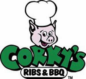 Corky's Logo - Menu for Corky's Barbeque Rock Restaurant Menus Online AR