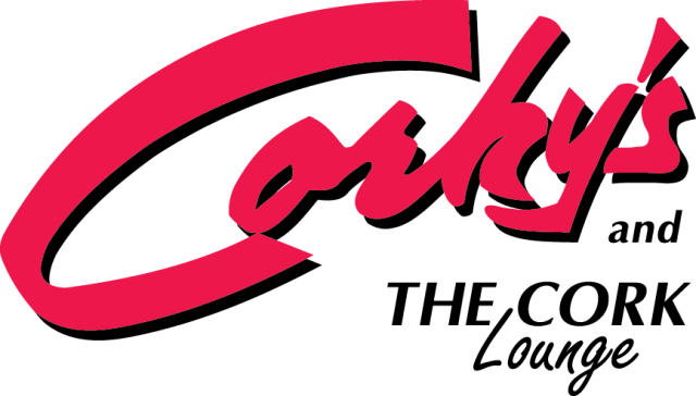 Corky's Logo - Corkys & The Cork Lounge Logo Restaurant & Bar Sherman Oaks