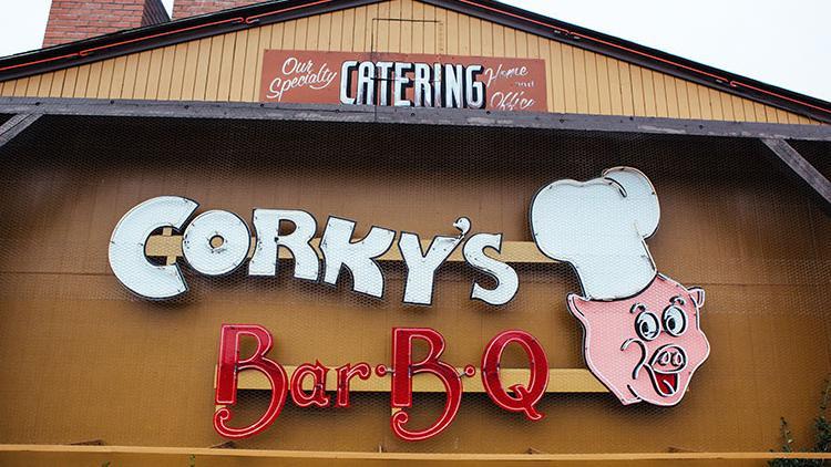 Corky's Logo - Corky's Ribs & BBQ opening event space in East Memphis