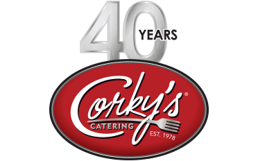 Corky's Logo - Affordable Chicago Catering | Download Our Menus | Corky's Catering