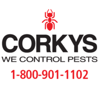 Corky's Logo - Corky's Pest Control