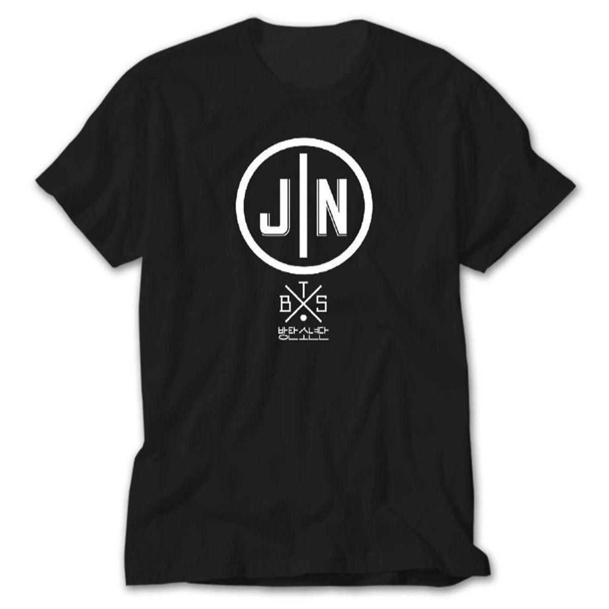 Jin Logo - BTS T-Shirt, BTS Jin Logo Tee Shirt – T-Shirt Kingship | T-Shirts ...
