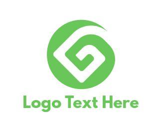 Twirl Logo - Green G Pattern Logo