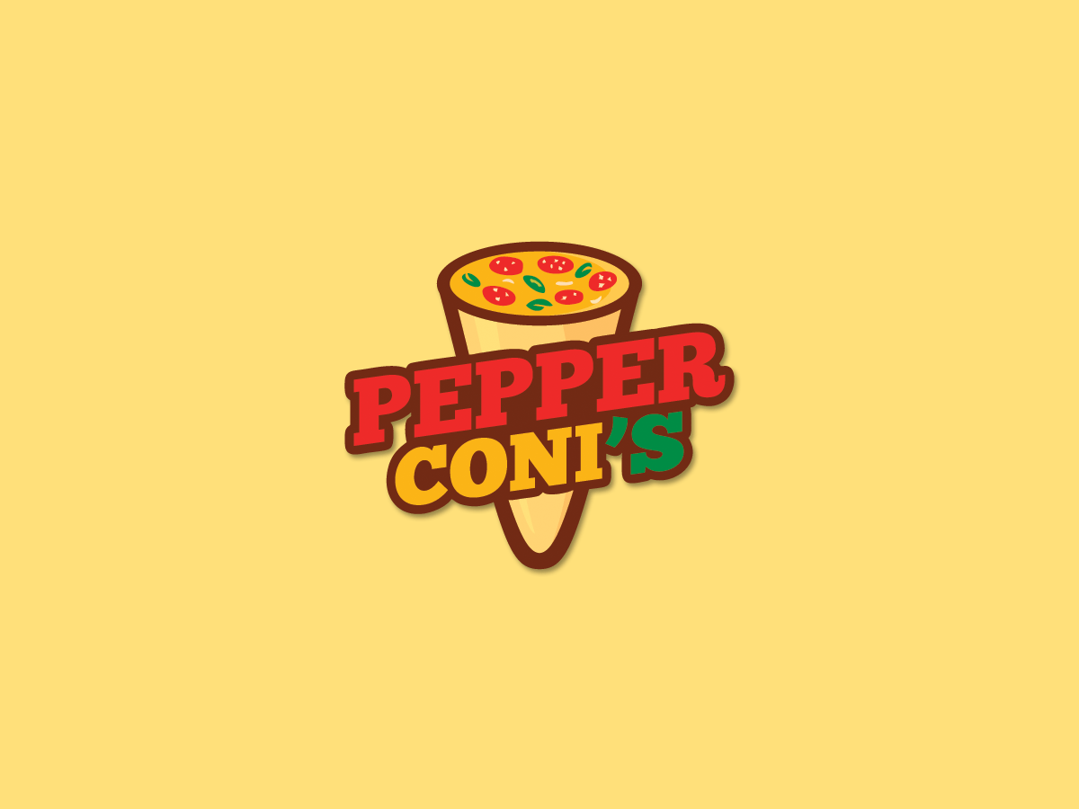 Cone Logo - Playful, Personable, Restaurant Logo Design for Pepperconi's maybe