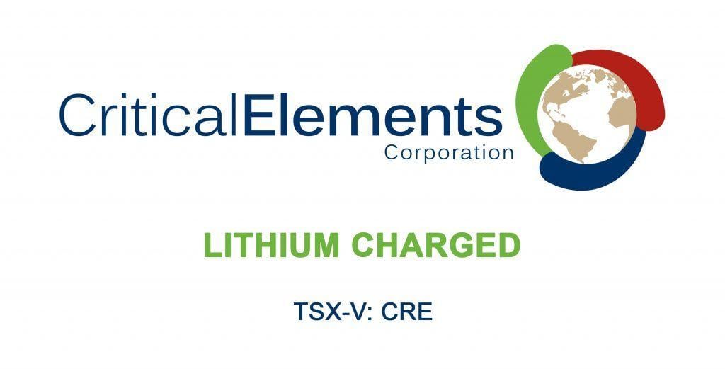 CRE Logo - Critical Elements Corporation - Lithium Charged in Quebec