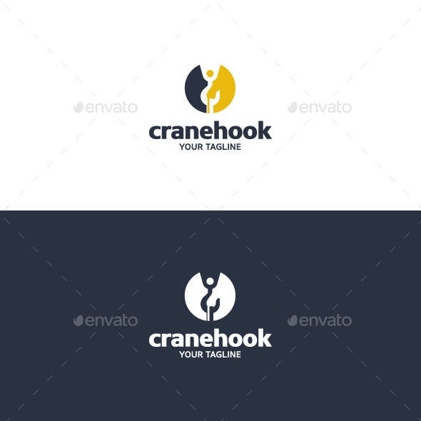 Crane Logo - Crane Logo Graphics, Designs & Templates from GraphicRiver