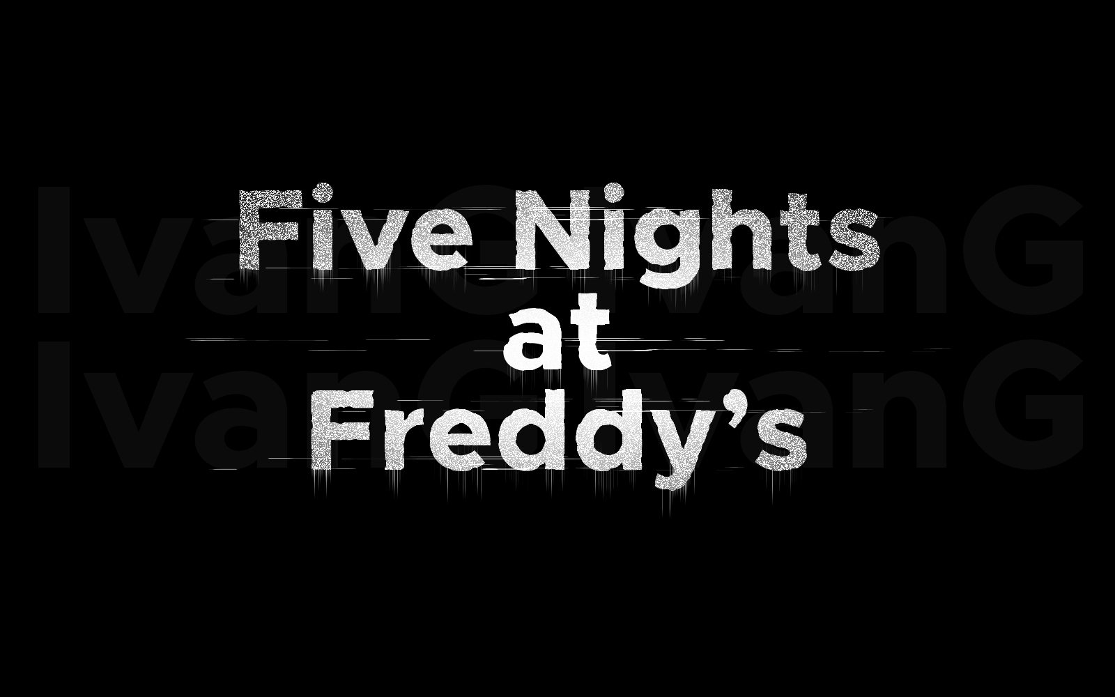Fnaf Logo - Recreated the FNaF logo on Photoshop! : fivenightsatfreddys