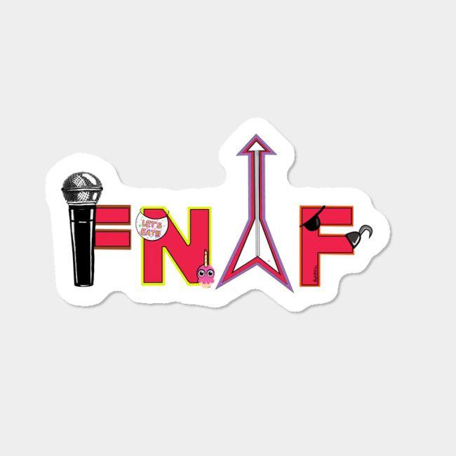 Fnaf Logo - FNAF Sticker By Bat13SJx Design By Humans