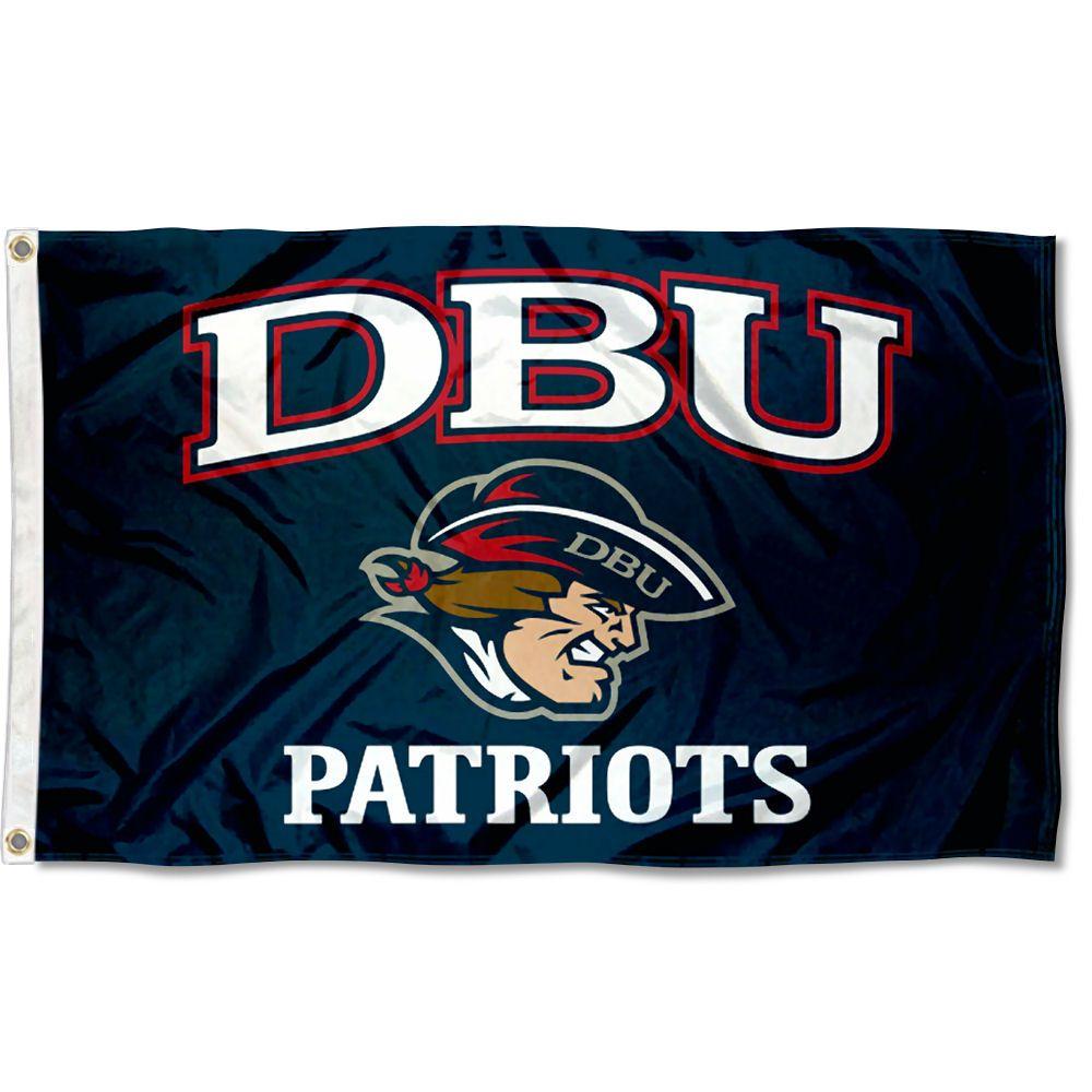 Dbu Logo - Dallas Baptist University Patriots DBU Logo Flag