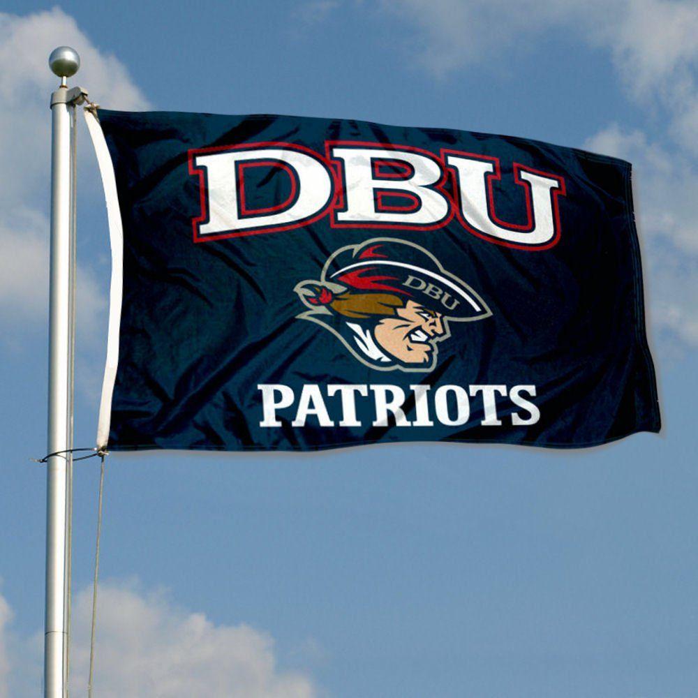 Dbu Logo - College Flags and Banners Co. Dallas Baptist Patriots DBU Logo Flag