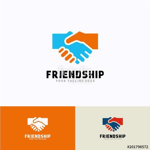 Freindship Logo - Friendship Logo Template Design. Creative Vector Emblem, for Icon or ...