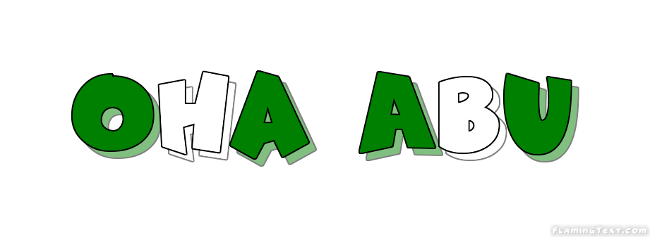 OHA Logo - Nigeria Logo. Free Logo Design Tool from Flaming Text