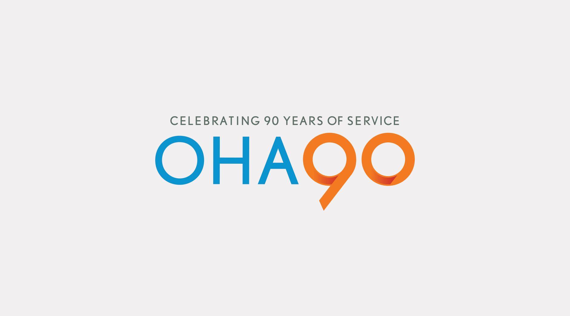 OHA Logo - OHA 90th anniversary identity and marketing campaign