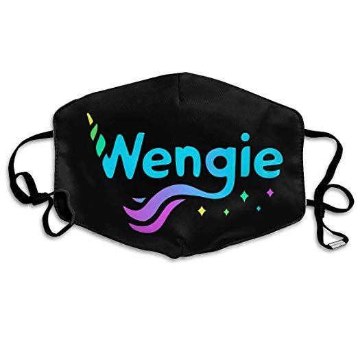 Wengie Logo - Amazon.com: Unisex Anti-dust Face Mask Wengie YouTube Logo Mouth ...