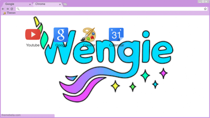 Wengie Logo - Wengie Chrome Theme - ThemeBeta