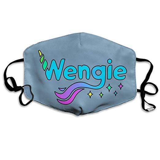 Wengie Logo - Amazon.com: Washable Anti-dust Face Mask Wengie YouTube Logo Mouth ...