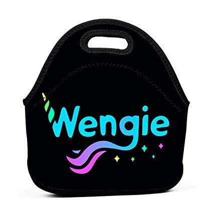 Wengie Logo - Amazon.com: Lightweight Insulated Neoprene Lunch Tote Bag, Wengie ...