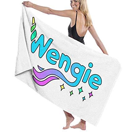 Wengie Logo - Amazon.com: VIMMUCIR Bath Towel, Wengie YouTube Logo Bath Towels ...