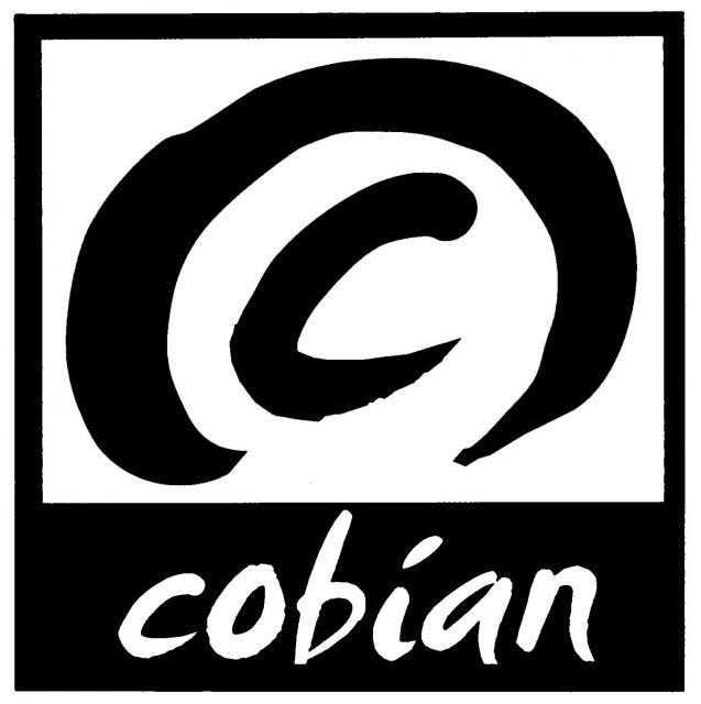 Cobian Logo - Cobian Square Logo Sticker - Black