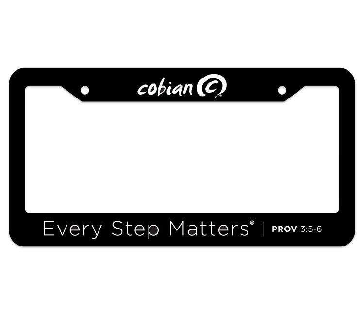 Cobian Logo - Cobian License Plate Frame