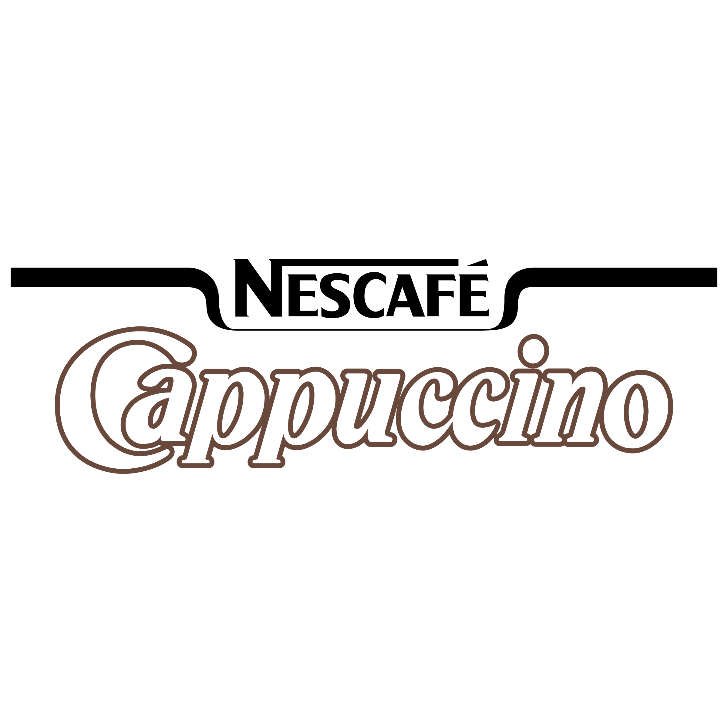 Cappuccino Logo - Nescafe Cappuccino Logo PNG Transparent & SVG Vector - Freebie Supply