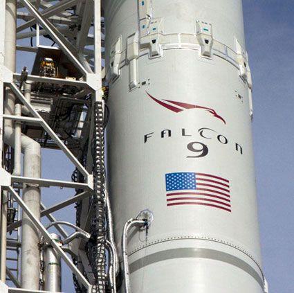 SpaceX Falcon 9 Logo - NASA - Launch Blog