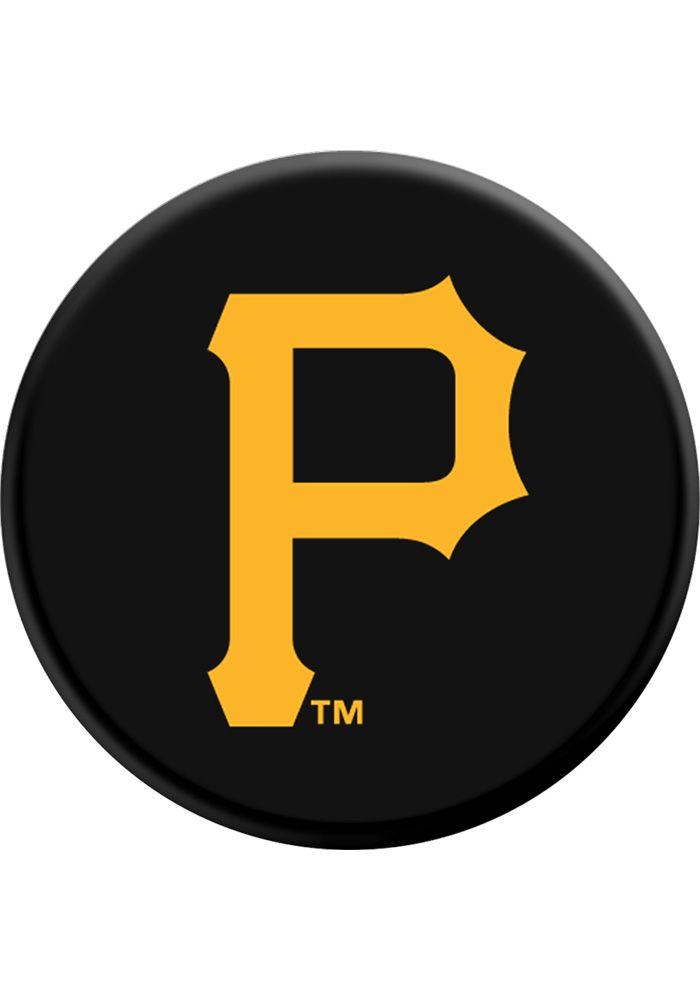 Pittsburgh Logo - Pittsburgh Pirates Black Team Logo PopSocket