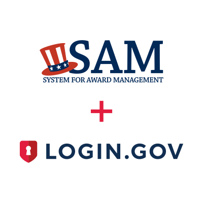 Sam.gov Logo - Login.gov Account Federal Contractor Registration