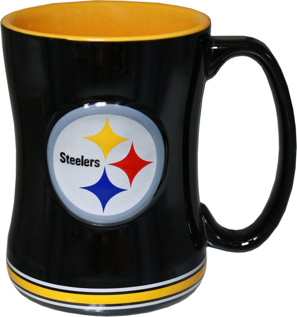 Ounce Logo - Details about Pittsburgh Steelers 14 Ounce Sculpted Logo Relief Coffee Mug