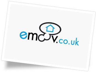 eMoov Logo - Ortegra. eMoov Online Estate Agents