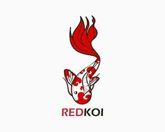 Koi Logo - Red Koi Designed