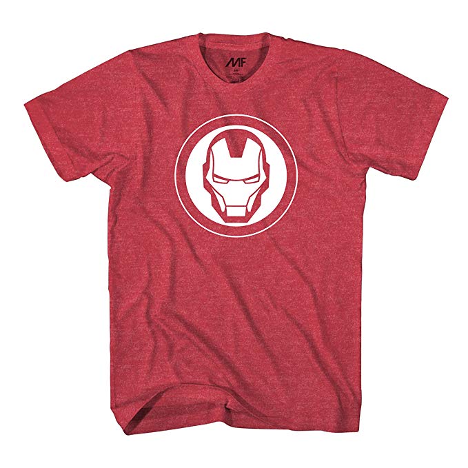 M.A.s.k. Logo - Amazon.com: Marvel Avengers Iron Man Mask Logo Endgame Mens T-Shirt ...