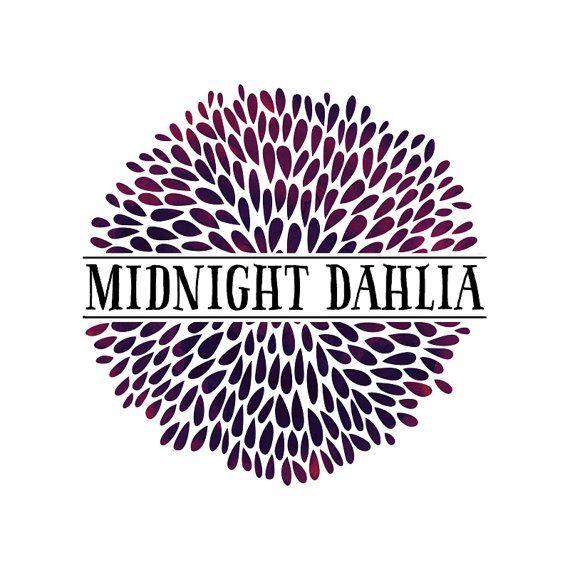 Dahlia Logo - Dahlia Logo Design Dahlias Logo Floral Logo by QuietForestDesign ...