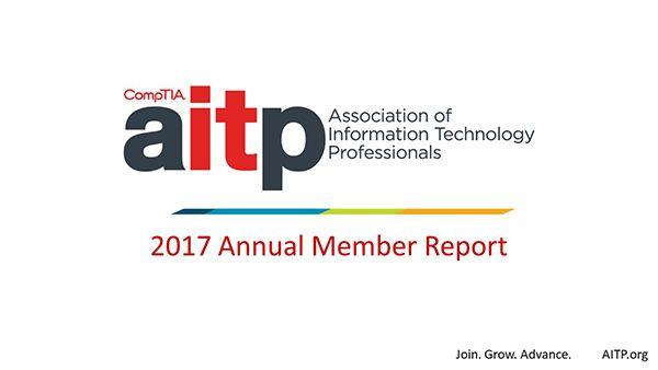 AITP Logo - CompTIA AITP Member Report Highlights and So Much More