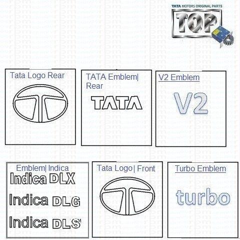 Indica Logo - TATA Indica V2 1.4 Turbo: Logos & Emblems