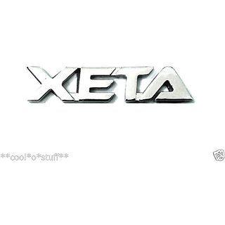 Indica Logo - XETA MONOGRAM EMBLEM CHROME TATA INDICA INDIGO NEW HIGH QUALITY LOGO