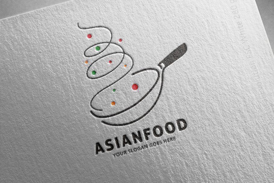 Asian Logo - Asian Restaurant Logo Logo Templates Creative Market