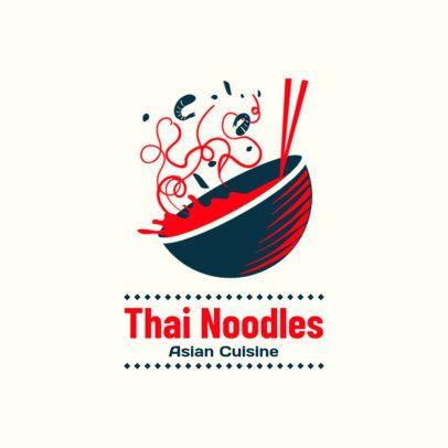Bowl Logo - Placeit - Thai Food Logo Generator with a Bowl Clipart