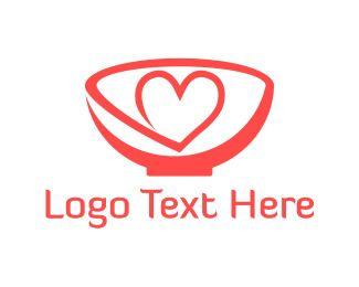 Bowl Logo - Heart Bowl Logo