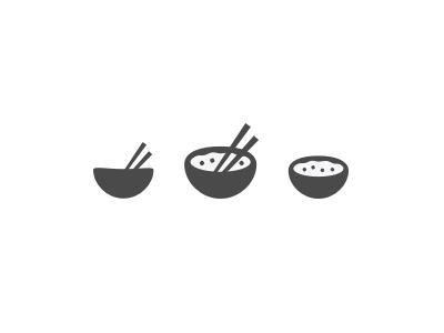 Bowl Logo - rice bowl. Food Signage. Bowl logo, Logo restaurant, Logo rice