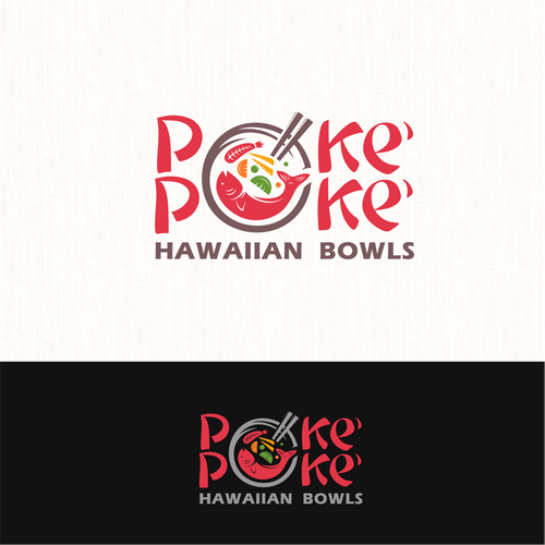 Bowl Logo - Poke' Bowl Restaurant Needs an Eye catching, modern, hip
