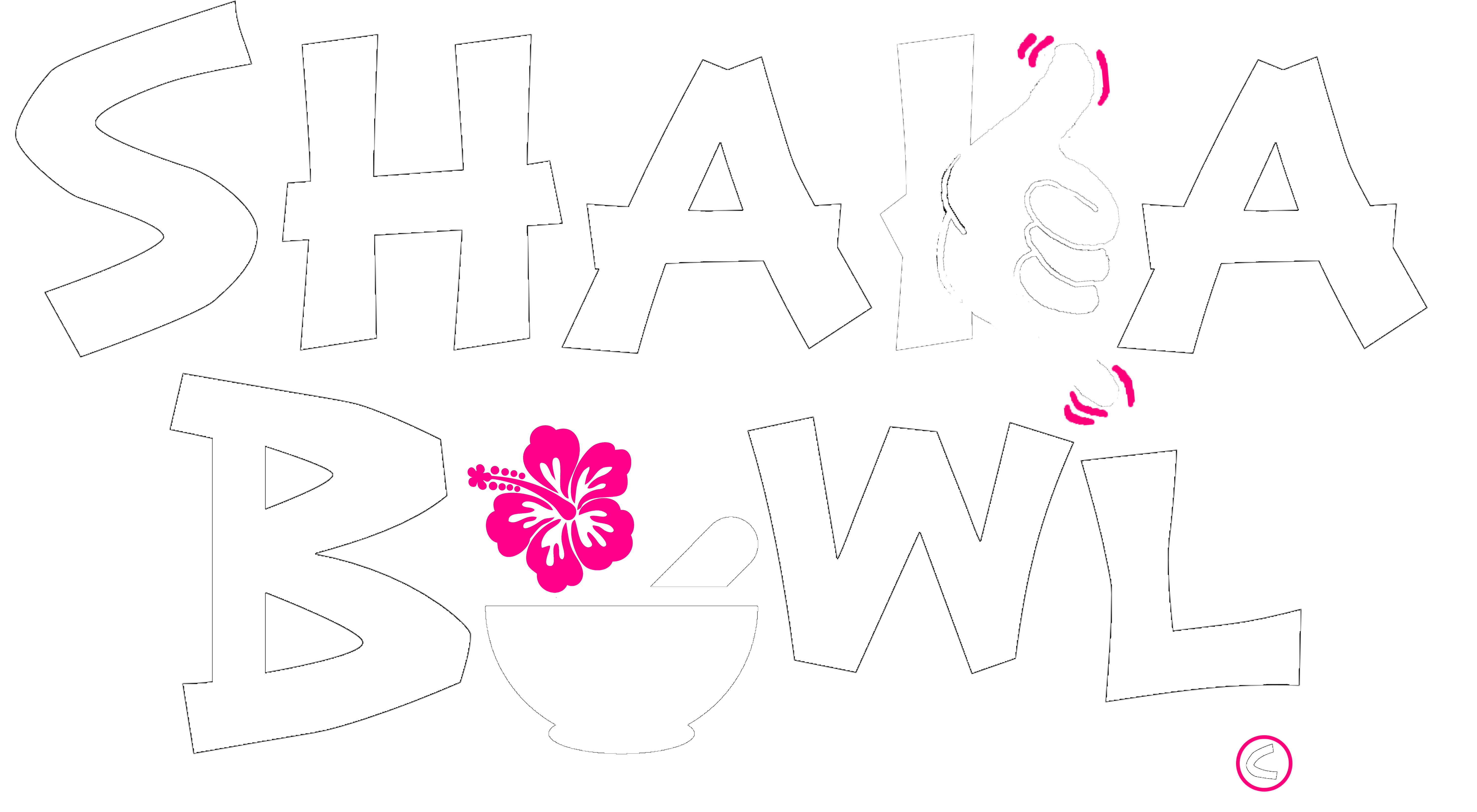 Bowl Logo - Shaka Bowl Hoboken | Acai Bowls, Poke Bowls, Tacos, Smoothies and More!