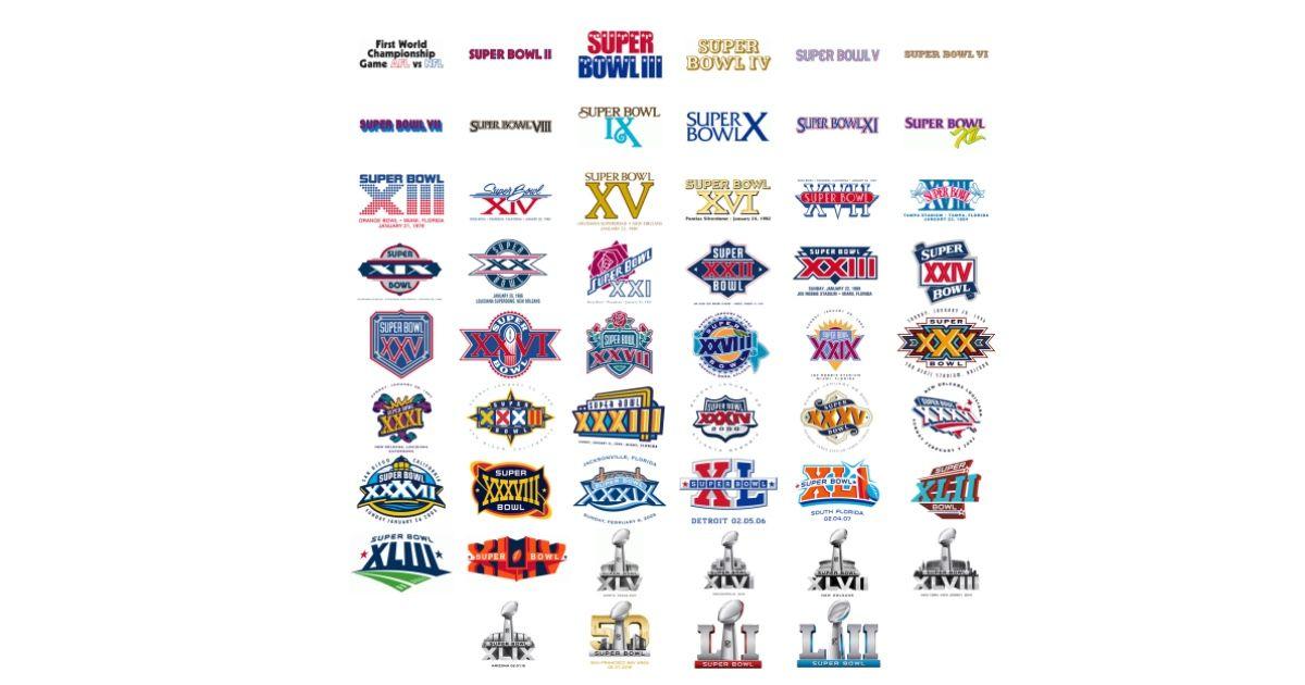 Bowl Logo - The Changing Style of Super Bowl Logos Mac Observer