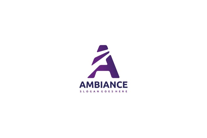 Envato Logo - A Letter- Ambiance Logo by 3ab2ou on Envato Elements