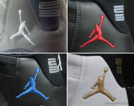 Original Jordan Jumpman Logo - Air Jordan XI Retro 'Cool Grey' - Reverse Jumpman - SneakerNews.com