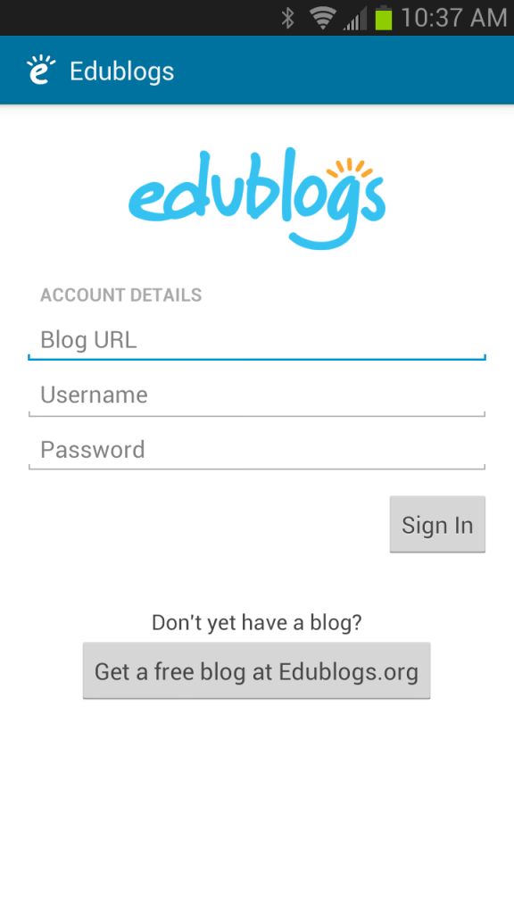 Edublogs Logo - The New Edublogs for Android App!