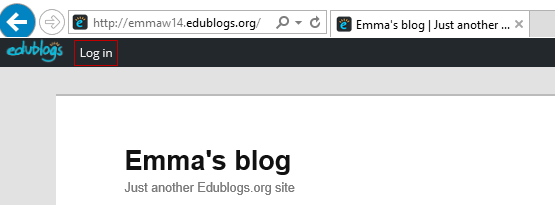 Edublogs Logo - Step 1: Set up your blog