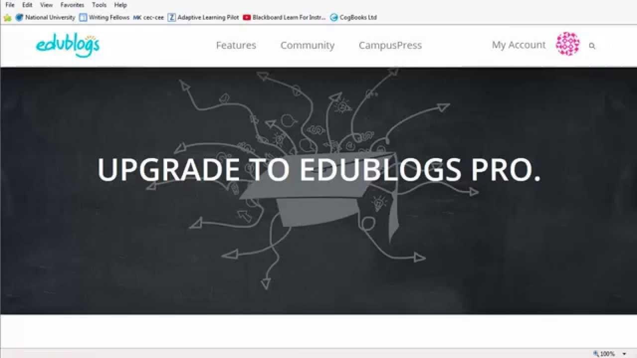 Edublogs Logo - One Minute edublogs: How to Register & Upgrade