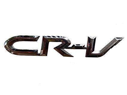 Crv Logo - KobkunThailand CRV Car Emblems Accessories By Chrome Emblem 3D Badge 3M  Adhesive